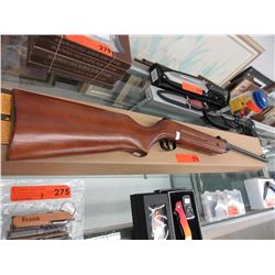 New break barrel pellet rifle with wood stock