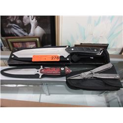 2 New knives & 2 multi practic tools