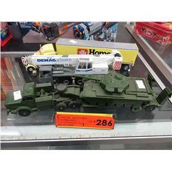 Die cast trucks & military vehicles