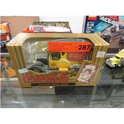 Coca-Cola die cast metal bank