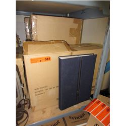 8 Cases of new denim covered photo albums