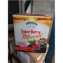 3 Cases of Jordans "Super Berry" Muesli
