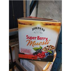 3 Cases of Jordans "Super Berry" Muesli