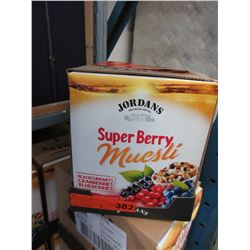 3 Cases of Jordans "Super Berry" Muesli