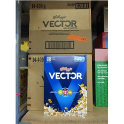 2 Cases of Kellogg's "Vector" cereal