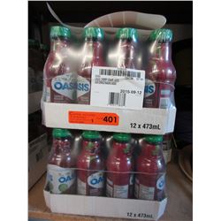 3 Cases of Oasis Cherry/Grape juice