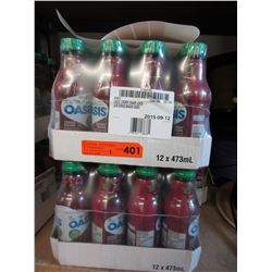 3 Cases of Oasis Cherry/Grape juice
