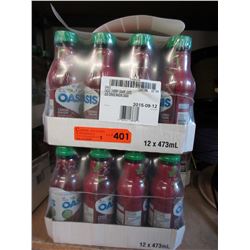 3 Cases of Oasis Cherry/Grape juice