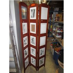 Floor standing picture frame screen - used