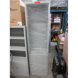 12" Deep - Metal storage cabinet/shelf - used