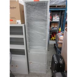 12" Deep - Metal storage cabinet/shelf - used