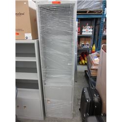 12" Deep - Metal storage cabinet/shelf - used
