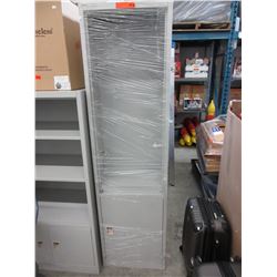 12" Deep - Metal storage cabinet/shelf - used