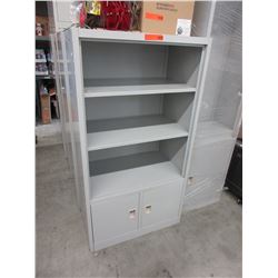 18" Deep - Metal storage cabinet/shelf - used