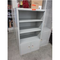 18" Deep - Metal storage cabinet/shelf - used