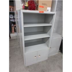 18" Deep - Metal storage cabinet/shelf - used