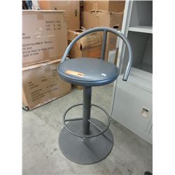 Grey swivel chair