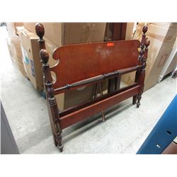 Sold wood full/double size bed frame - used
