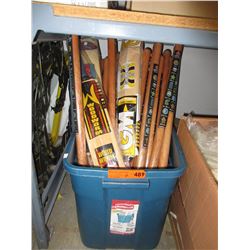 New wood cricket bats & stakes