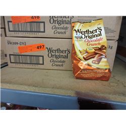 2 Cases of Werther's "Chocolate Crunch" candy