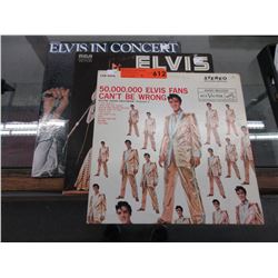3 Vintage Elvis Presley Vinyl Records