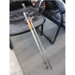 Replica sword with wood & metal hilt