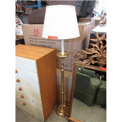 Used brass floor lamp