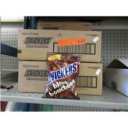 5 Cases of Snickers "Bites" candy