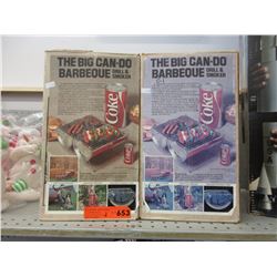 2 Coca-Cola can barbecues