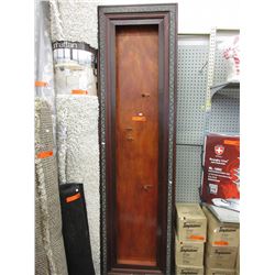 Wall hanging gun display case