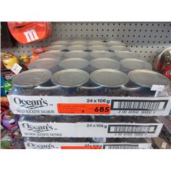 5 Cases of canned wild sockeye salmon