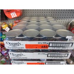 5 Cases of canned wild sockeye salmon