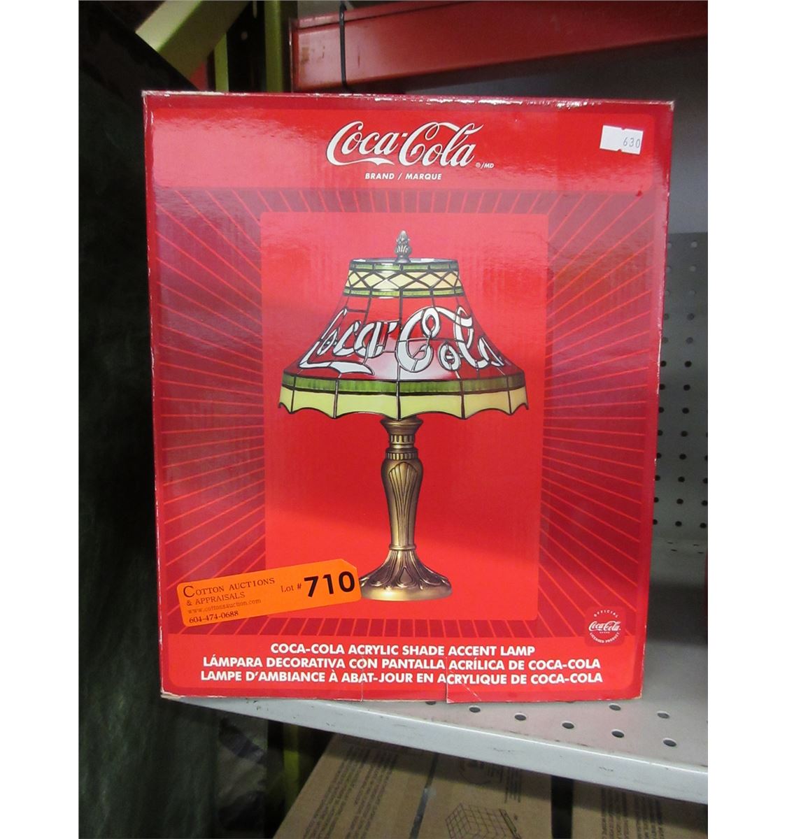 Coca-Cola accent lamp