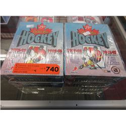 4 Boxes of 1992/93 O-Pee Chee hockey cards