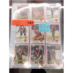 1981/82 O-Pee Chee hockey cards