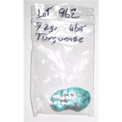 BEAUTIFUL NATURAL TURQUOISE 46.00 CARATS/9.2 GRAMS *MINED IN ARIZONA* POLISHED STONE!! ITEM CAME OUT