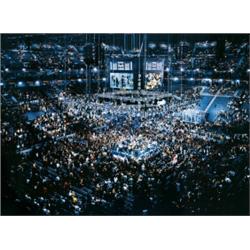 ANDREAS GURSKY (b. 1955) KLITSCHKO chromogenic color print 811/2 x 1023/4 in. (207 x 261cm) execu...