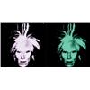 Image 1 : ANDY WARHOL (1928-1987) SELF-PORTRAIT (TWO WORKS) each stamped with Foundation seal on the revers...