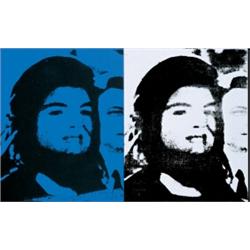 ANDY WARHOL (1928-1987) JACKIE (TWO WORKS) right panel: stamped with Estate and Foundation seals ...