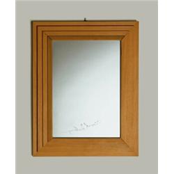 MARCEL DUCHAMP (1887-1968) MIRROR inscribed with signature "Marcel Duchamp" and stamped with the ...