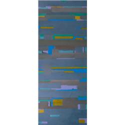 AD REINHARDT (1913-1967) NUMBER 17 signed and titled on the reverse oil on canvas 50 x 20 in. (12...