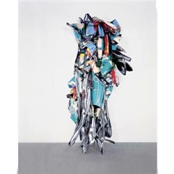 JOHN CHAMBERLAIN (b. 1927) CARMEN MIRANDA'S SHOES chrome-plated and painted steel H: 90 in. (230 ...