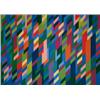 Image 1 : Property of Enron BRIDGET RILEY (b. 1931) IN ATTENDANCE oil on linen 65 x 897/8 in.