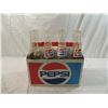 Image 2 : 8 PACK VINTAGE PEPSI COLA GLASS BOTTLES