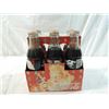 Image 2 : 6 PACK VINTAGE COCA COLA GLASS BOTTLES FULL