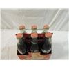 Image 3 : 6 PACK VINTAGE COCA COLA GLASS BOTTLES FULL