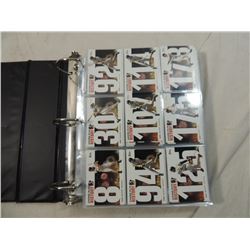 BINDER FULL MISC BASEBALL CARDS