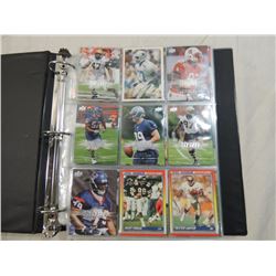 BINDER FULL MISC FOOTBALL CARDS