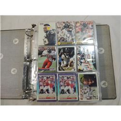 BINDER FULL MISC FOOTBALL CARDS
