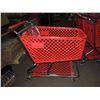 Image 2 : RED PLASTIC SHOPPING CART